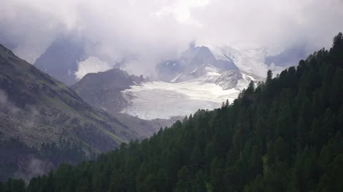 Clouds over the valley Stock Footage 203996158
