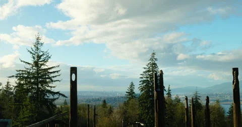 Clouds over Vancouver Stock Footage 339107823