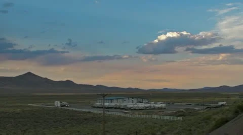 Clouds over Wells at Dusk Stock Footage 11852765