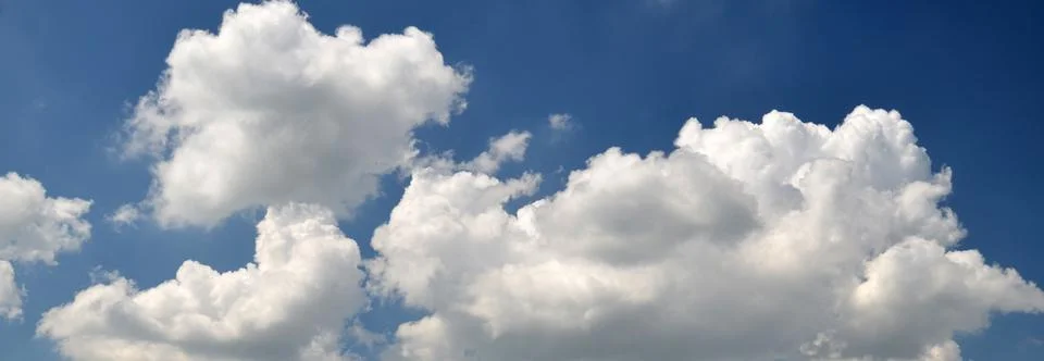 Clouds panorama background Stock Photos