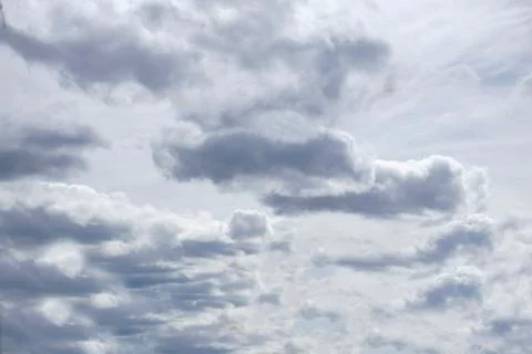 The clouds part in the sky Stock Photos