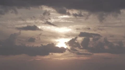 Clouds passing by and sky darkening Stockbeeldmateriaal 146456852