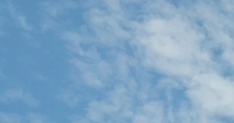 Clouds Passing Blue Sky Time Lapse Stock Footage 128468713