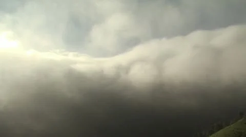 Clouds Passing Covering Screen Video stock 19196204