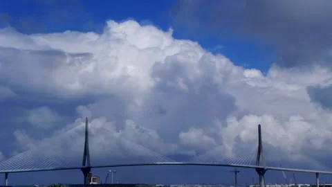 Clouds passing fast Stock Footage 154850666