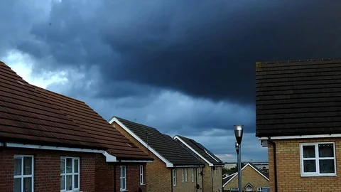 Clouds Passing Stock Footage 115702897