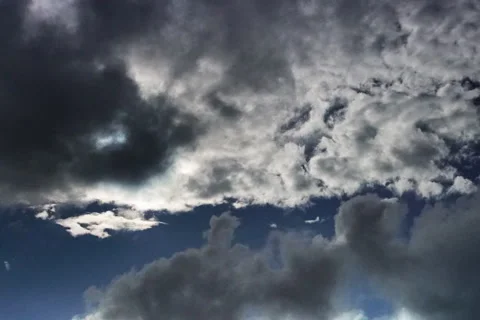 Clouds Passing in front of sun time-lapse Stock Footage 141906612