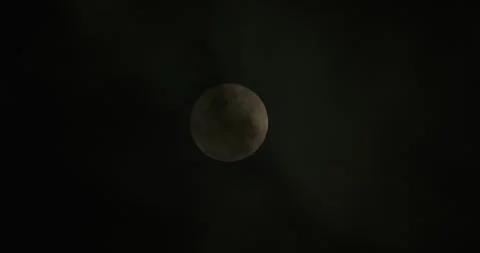 Clouds Passing On Full Moon, 8K Stock-Footage 332527213