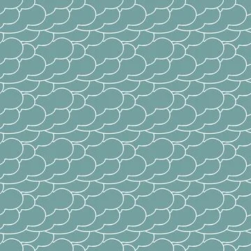 Clouds pattern Illustrazione stock