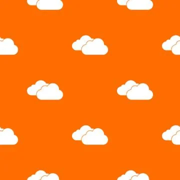 Clouds pattern seamless Stockillustratie
