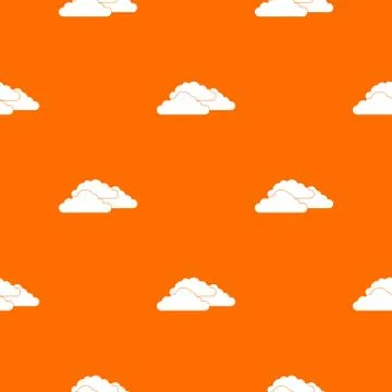 Clouds pattern seamless Stockillustratie