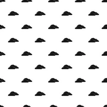 Clouds pattern, simple style Stockillustratie