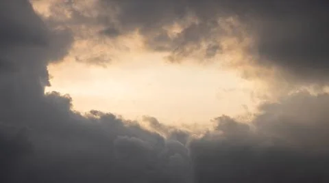 Clouds patterns in the tropical islands, evening cloud formation in Galle. Stock Photos