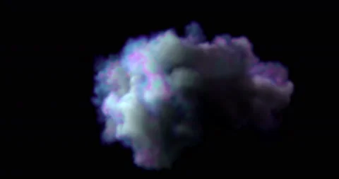 Clouds pink. 4K 3D Realistic multicolor Cloud Stock Footage 130746472