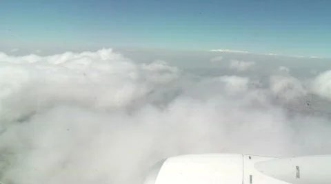 Clouds from plane Video stock 387829