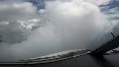 Clouds from a plane of the sky Stock Footage 229778648