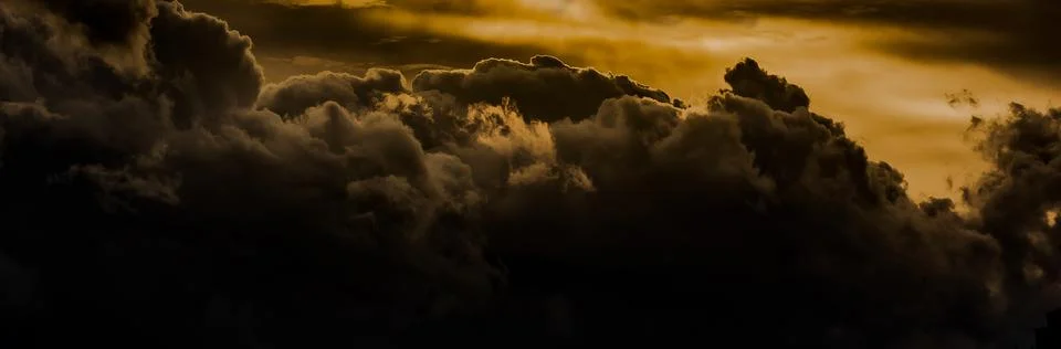 Clouds play in the sky Foto stock