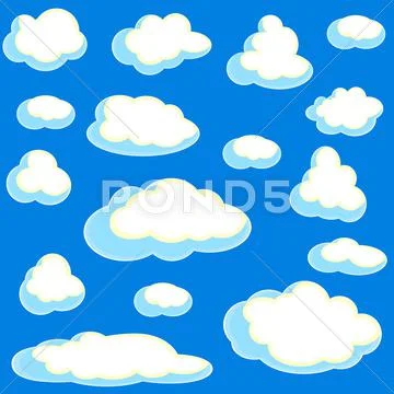 Clouds PSD Template
