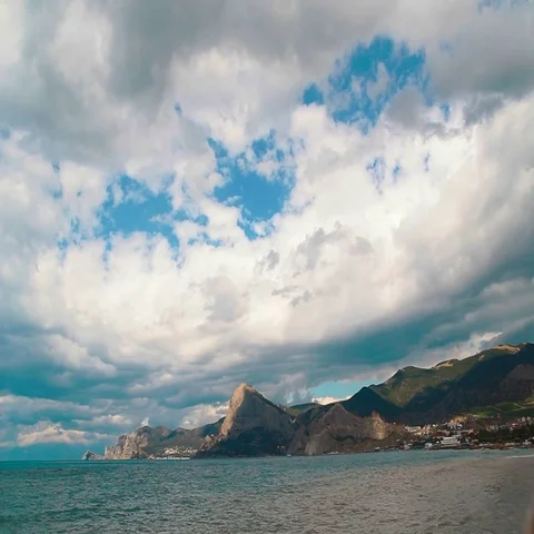 Clouds Quickly Run Stock Footage 69457012