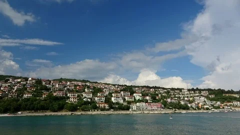 Clouds in Rabac Stock Footage 98655759