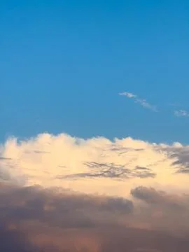 Clouds with rain, clouds over the city, rain in the clouds, bad weather Stock-Fotos