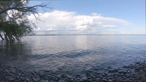 Clouds With Rain Downpour Time Lapse Stock Footage 136504981