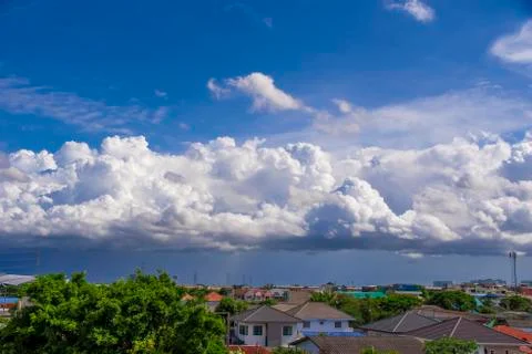 Clouds in the rainy Stock Photos