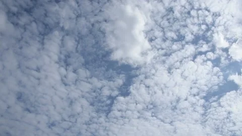 Clouds Real time lapse of multi layered clouds crossing the sky - 02 Stock Footage 132043462