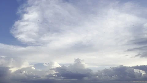 Clouds Real Time Video, shot with wide lens at afternoon time Vídeos de archivo 196169417