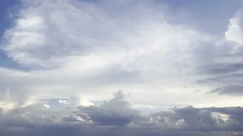 Clouds Real Time Video, shot with wide lens at afternoon time Stock Footage 196169705