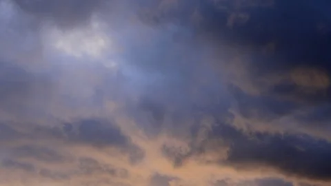 Clouds with red and orange time lapse 4k Stock-Footage 99125515