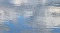 Clouds Reflected in Rippling Water HD Footage