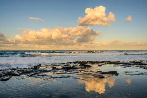 Clouds reflected in San Diego Stock Photos