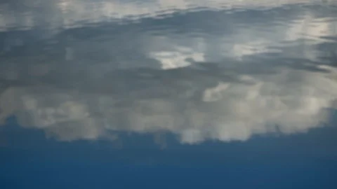 Clouds reflected in the water Stock Footage 102401754
