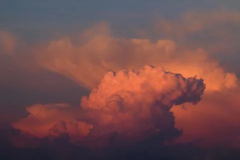 Clouds Reflecting Sunrise Stock Photos