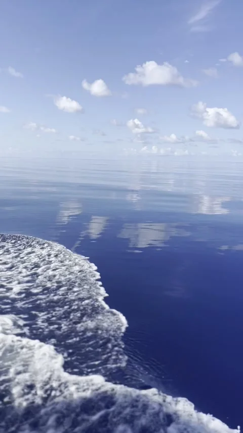 CLOUDS REFLECTING IN THE WATER Stock Footage 305277072