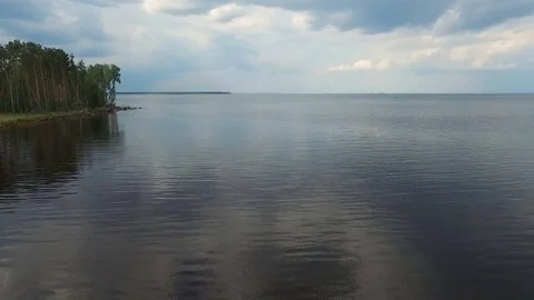 Clouds Reflection In A River. Stock Footage 76781420