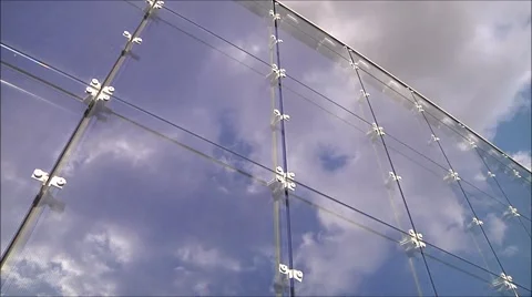 Clouds reflection in window timelapse. 1080p. N094 16x.mp4 Video stock 43071779