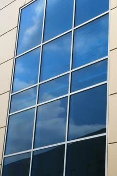 Clouds refletion Stock Photos