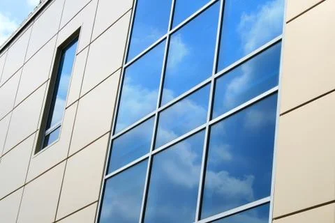 Clouds refletion Stock Photos