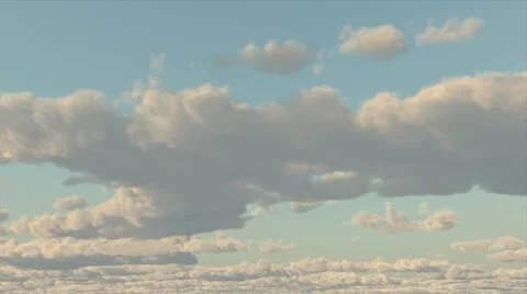 Clouds Retreat Stock Footage 11081759