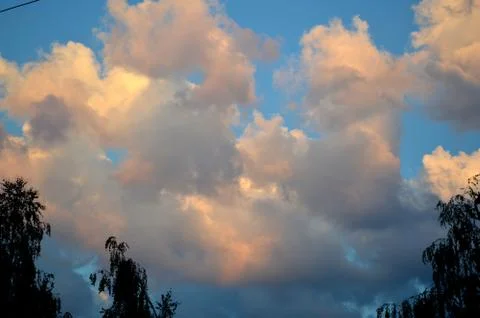 Clouds Rhodope Mountains Stock Photos