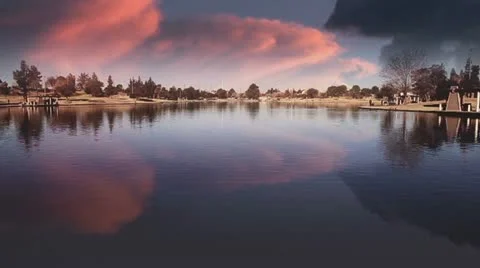 Clouds roll in Stock Footage 20435556