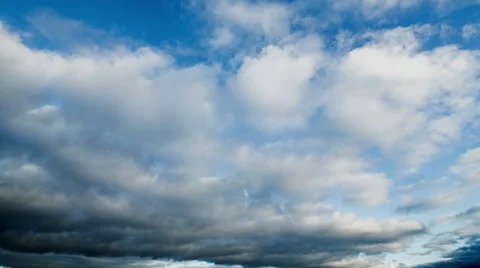 Clouds rolling above London sky timelapse Stock Footage 45817522