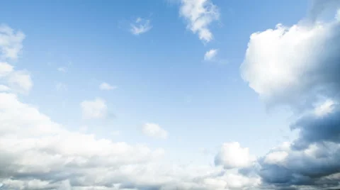 Clouds rolling above London sky timelapse Stock Footage 45817529
