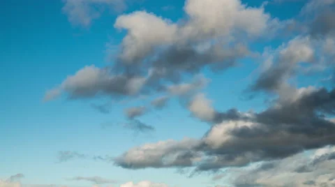 Clouds rolling above London sky timelapse Stock Footage 45921030