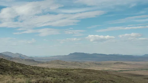 Clouds Rolling Over African Landscape Timelapse Stock Footage 153411652