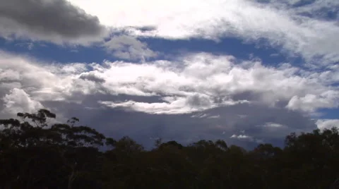 Clouds rolling towards camera 库存影片 1033225