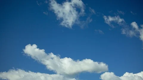 Clouds running across the blue sky. 動画素材 98427773