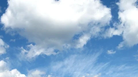 Clouds running time lapse movie Stock Footage 8762673